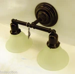 Two Light Wall Bath Fixture 44061-782 Bronze. Fixed Price $49.95.