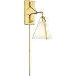 Crystorama FUL-901-GA Fulton Swing Arm Wall Lamp Antique Gold. Fixed Price $298.00.
