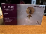Home Decorators Collections Kendall 1-LIGHT Antique Gold And Black Wall Sconce. Fixed Price $35.99.