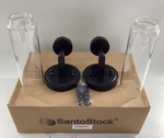 Black And Gold Hardwired Wall Sconces Set Of 2, Modern Bathroom Vanity Sconce.... Fixed Price $40.00.