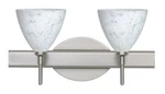Besa Lighting 2SW-177919-LED-SN Mia Bathroom Vanity Satin Nickel. Fixed Price $504.00.