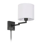 Dainolite Swing Arm Wall Sconce, Matte Black/white DMWL7713-MB. Fixed Price $190.00.