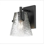Z-lite 1101-1S Analia 10" Tall Wall Sconce Black. Fixed Price $49.99.