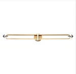 Eurofase Botton Large Led Wall Sconce, Satin Gold 37042-028. Fixed Price $179.99.