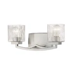 Z-lite Zaid Light Vanity, Brushed Nickel/chisel 1929-2V-BN. Fixed Price $164.00.