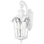 Jazava 25 In. White Weather Resistant Outdoor Wall Lantern Sconce, No Bulbs. Fixed Price $99.95.