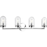 Progress Lighting P300177 Chrome Signal 4-LIGHT 34"W Bathroom Vanity. Fixed Price $79.85.