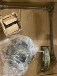 Jonathan JYL7462D Rover 7" Led Wall Sconce, Dark Gray/brass Gold, Adjustable. Fixed Price $82.31.