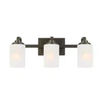 Hampton Bay 3-LIGHT 21 In. Oil-rubbed Bronze Contemporary Bathroom Vanity. Fixed Price $40.99.