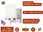 Generation Lighting 4190301-962 Zire 1-LIGHT Brushed Nickel Wall Sconce Modern. Fixed Price $54.99.