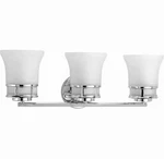 Cascadia Collection 3-LIGHT Polished Chrome Vanity By Progress Lighting. Fixed Price $100.00.