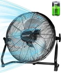 Beestar 12 Inch Battery Operated Rechargeable Floor Fan,high Velocity Fa.... Fixed Price $52.49.