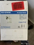 Thomas Lighting 9231EW/80 Cotswold Brushed Nickel Wall. Fixed Price $39.95.