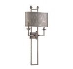 Structure Light Wall Sconce In Aged Steel By Savoy House 9-4304-2-242. Fixed Price $98.00.