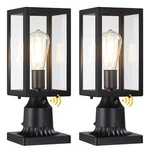 Dusk To Dawn Outdoor Post Lights With Pier Mount Base, 2-PACK Modern Lamp Pos.... Fixed Price $130.99.