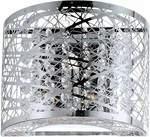 ET2 E21302-10PC Inca Light 8" Polished Chrome Wall Sconce Clear/white Pk Of. Fixed Price $104.99.