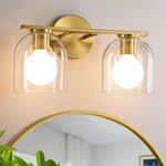 Woshitu Bathroom Vanity Light Fixtures: 14.2 Inch Modern Gold .... Fixed Price $103.91.