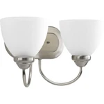 Progress Lighting P2915-09 2-LIGHT Bath Vanity Light, Brushed Nickel Finish. Fixed Price $114.84.