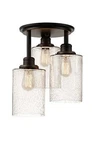 Globe Electric 65904 Semi-flush Mount Ceiling Light Oil-rubbed Bronze. Fixed Price $49.99.