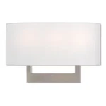 Livex Lighting 42402-91 Hayworth 3 Brushed Nickel Ada Wall Sconce. Fixed Price $175.90.
