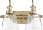 Aged Brass Two Light Vanity From The 508 Vanities Collection. Fixed Price $191.00.