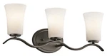Kichler 45376OZ Armida 3-LIGHT Bath Vanity In Olde Bronze. Fixed Price $164.97.