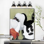 Emliviar 4-LIGHT Vanity Modern Bathroom Fixture. Open Box.. Fixed Price $125.00.