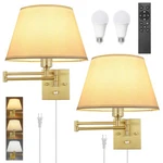 Trlife Remote Control Dimmable Wall Sconce, Adjustable Color Temperature 2700.... Fixed Price $96.12.