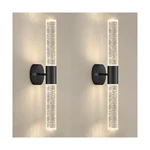 Black Wall Sconces Set Of 2 Led Modern Dining Room Lighting 10W .... Fixed Price $151.82.