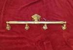 Murray Feiss Light Vanity FIXTURE-VS5904/PW-BRASS Finish-new BOX-31" Long. Fixed Price $139.00.