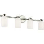 Kichler Shae 4 Light 31" Wall Mt Bath Arm, Chrome/cased Opal - 55203CH. Fixed Price $304.99.