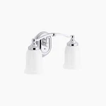 Kohler Bancroft Two-light Sconce K-11422-CPL Polished Chrome Finish. Fixed Price $160.00.