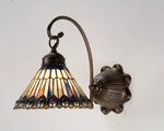 Meyda Tiffany 18525 Jeweled Peacock 8"W Light Wall Sconce - Multicolor. Fixed Price $264.55.