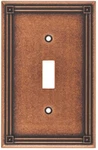Brainerd 135764 Ruston Sponged Copper Single Switch Wall Plate Cover. Fixed Price $14.65.