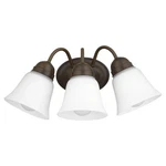 Quorum Traditional 3-LIGHT 8" Wall Sconce In Oiled Bronze. Fixed Price $61.00.