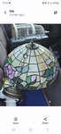 Vintage Tiffany Stain Glass Cieling Lite 1970S Medium Size..beautiful Colors. Fixed Price $235.00.