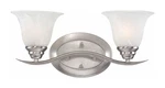 Volume Lighting Trinidad 2-LIGHT Brushed Nickel Bathroom Vanity. Fixed Price $45.00.