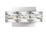 Two Pack Home Decorators Keighley Led Chrome & Crystal Vanity Wall Sconce Light. Fixed Price $37.88.