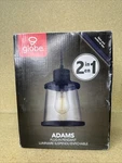 2PK Globe Adams 1-LIGHT Matte Black Plug-in Hardwire Pendant W/15 Ft. Cord. Fixed Price $22.67.