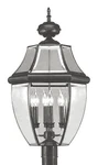 Livex Lighting 2358-04 Monterey 29 Inch Black Outdoor Post Top Lantern. Fixed Price $799.96.