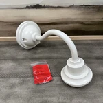 Rejuvenation Carson Gooseneck Sconce 12 In Matte White Scuffed Nib Read. Fixed Price $99.95.
