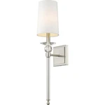 Z-lite 804-1S-BN Ava Light 5.5 Inch Brushed Nickel Wall Sconce. Fixed Price $170.00.