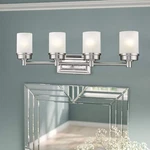 Odeums Interior Lighting Fixture 4-LIGHTS Bathroom Vanity LED51. Fixed Price $49.95.
