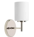 Progress Lighting Replay 5-1/4" Polished Nickel Etched White Glass Vanity. Fixed Price $23.09.