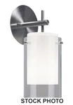 Tech Lighting Echo Wall Sconce 700TDECSSS Satin Nickel Smoke & Opal Glass. Fixed Price $75.00.