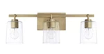 Capital Lighting 128531AD-449 Greyson 3-LIGHT 25" Bath Vanity Aged Brass. Fixed Price $203.50.
