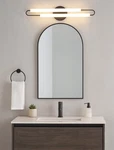New Hinkley Lighting 53860 Eos 25"W Led Bath Bar - Black. Fixed Price $94.18.