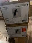 Home Decorators Collection Clermont Vanity Light Midnight Black Milk Glass. Fixed Price $20.00.