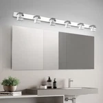 Front Wall Lamp Modern 6 Heads Bathroom Vanity Led Crystal Mirror Light Fixture. Fixed Price $51.38.