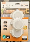 Jasco Ez Linkable Plug-in Led White Puck Light With High/low Switch 3-PACK. Fixed Price $29.78.